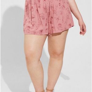 Disney Pixar Icons Pull-on Shorts Torrid Size 4 (26)